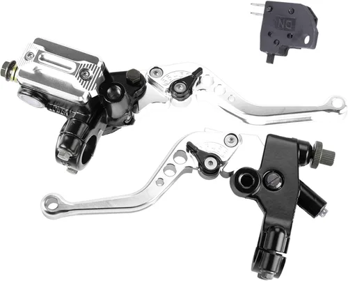 Miniatura 7 de Palancas universales de freno y embrague de manubrio de motocicleta de 7/8 pulgadas 22 mm CNC, juego izquierdo y derecho, compatibles con Harley