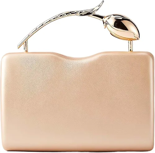 Miniatura 29 de Bolso de mano de piel sintética desmontable con cadena cruzada, bolso de noche, bolso de mano para mujer, formal, boda, fiesta, baile de graduación