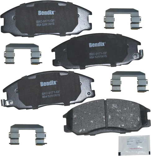 Miniatura 291 de Pastillas de freno delanteras cerámicas Bendix Priority1 CFC2302 para Hyundai Elantra 2021, Sonata 2022-2020, Kia K5 2023-2021