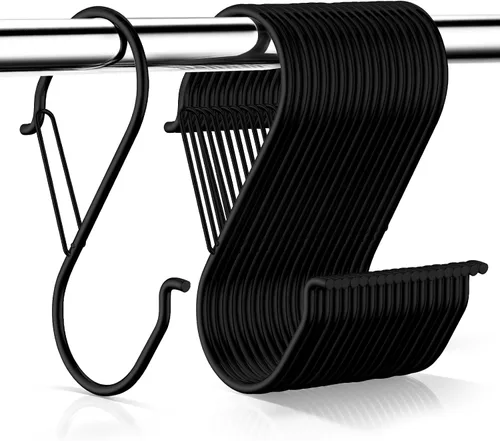 Miniatura 2 de Ganchos grandes en S resistentes, ganchos grandes en S de 4.96 pulgadas, juego para plantas colgantes, manijas de gabinete de cocina, ganchos