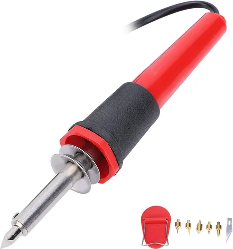 Miniatura 5 de Kit de soldador de madera, herramienta de combustión de madera, juego de bolígrafos de combustión de madera, juego de soldador eléctrico, pluma