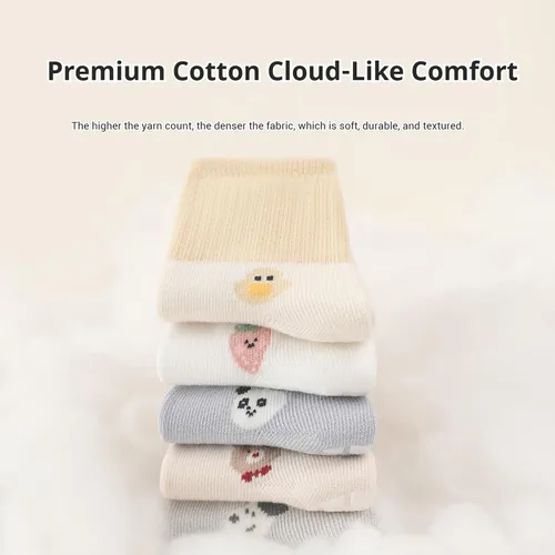 Miniatura 5 de Calcetines antideslizantes para bebé, calcetines antideslizantes de dibujos animados para niñas y niños, recién nacidos, calcetines de piso