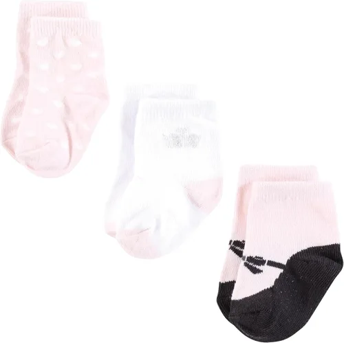 Miniatura 219 de Hudson Baby Conjunto de babero y calcetines unisex de algodón para bebé