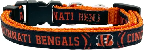 Miniatura 2 de Collar de gato NFL Arizona Cardinals de raso Collar de equipo de fútbol americano para perros y gatos. Un collar de gato brillante y colorido