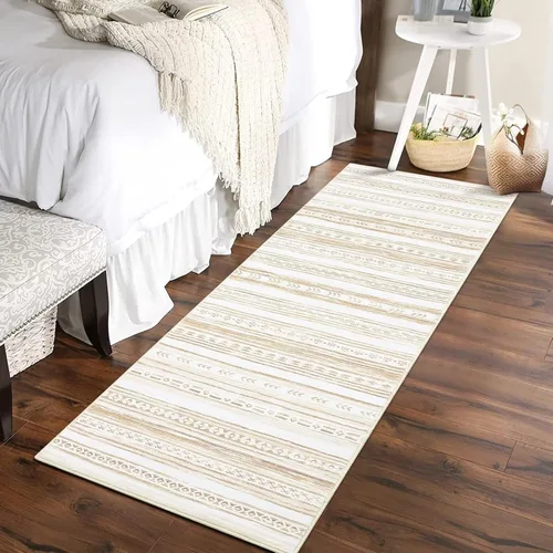 Miniatura 24 de GlowSol Alfombra de pasillo lavable de 2 x 6 pies, antideslizante, suave, alfombra de baño que no se desprende, alfombra de interior de pelo bajo