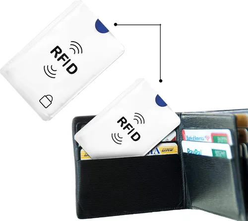 Miniatura 8 de SaiTech IT Juego de 10 fundas de bloqueo RFID, la mejor manera de proteger tus tarjetas del robo electrónico, diseño duradero, ligero y compacto