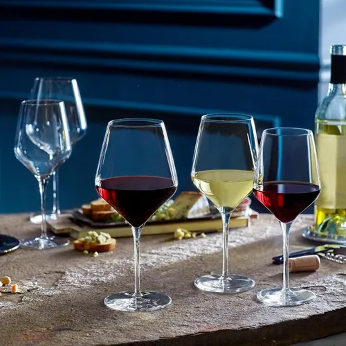 Miniatura 7 de Libbey Signature - Juego de 4 copas de vino tinto, sin costuras, de 24 onzas, para cabernet, merlot y más, copas de vino con tallo para todas