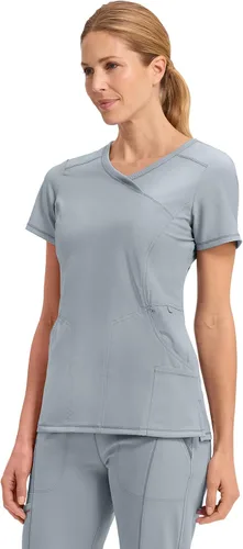 Miniatura 6 de Cherokee Infinity mujeres Scrubs Top Mock Wrap 2625A