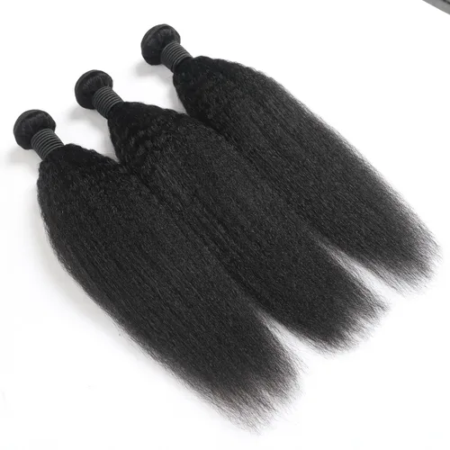 Miniatura 7 de Amella Hair Kinky Straight Bundles,10 inch Kinky Straight Human Hair Bundles,100% Unprocessed Brazilian Virgin Human Hair Bundles