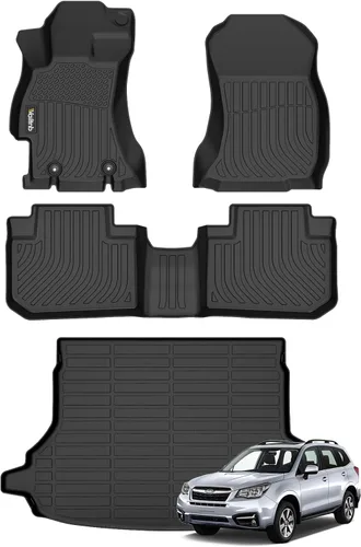 Miniatura 60 de Tapetes de piso para todo clima y forro de carga con respaldo para Chevrolet Suburban de 7 asientos 2021-2025 / GMC Yukon XL de 7 asientos