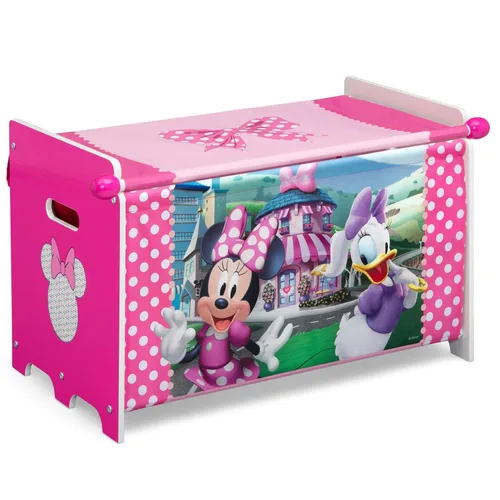 Miniatura 7 de Delta Children – Caja de juguetes Bluey con tapa de tela retráctil