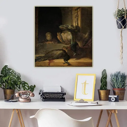 Miniatura 12 de Rembrandt - Kit de pintura de diamantes para adultos, 5D con taladro redondo completo, kit de pintura de diamantes para decoración del hogar