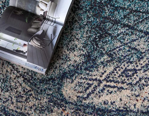 Miniatura 7 de Unique Loom Vita Collection - Alfombra vintage saturada, moderna y sobreteñida, inspirada en el mundo, 2 pies 2 pulgadas x 3 pies 0 pulgadas