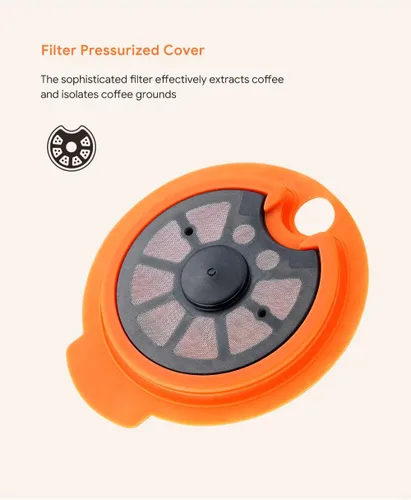 Miniatura 3 de Cápsulas de café recargables, cápsulas de café reutilizables de 7.4 fl oz para máquina de café Bosch Tas, cápsulas de café recargables con tapa