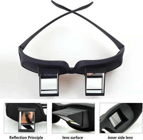 Miniatura 2 de Flammi Lazy Glasses - Gafas de Prisma Horizontales para Leer/Ver la Televisión Acostado