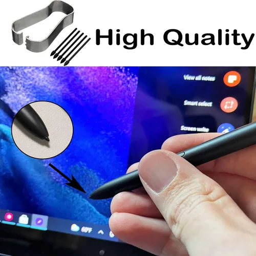 Miniatura 3 de 5 puntas de bolígrafo Book Pro 3 S para Samsung Galaxy Book Pro 360 2 S, repuesto de puntas de bolígrafo Galaxy Book Pro 360 S + 1 pinza (negro)