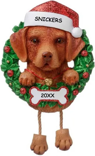 Miniatura 8 de Adorno de Navidad personalizado para mascotas de raza de perro (Beagle)