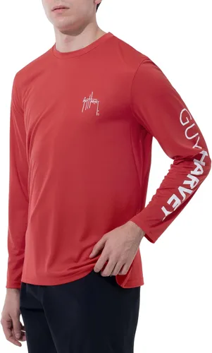 Miniatura 5 de Guy Harvey Camisa de protección solar de rendimiento de manga larga para hombre UPF 50+