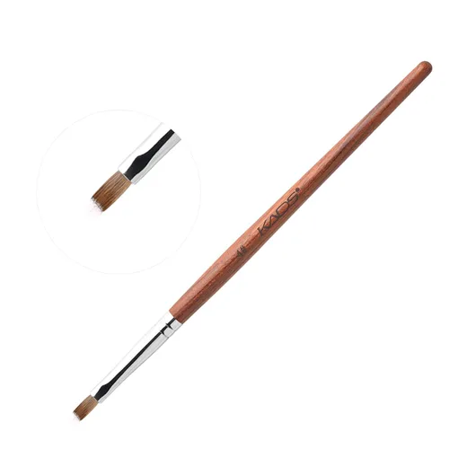 Miniatura 11 de KADS Kolinsky - Brocha acrílica para uñas ovalada, con mango de madera resistente, para manicura y pedicura profesional (n.° 10)