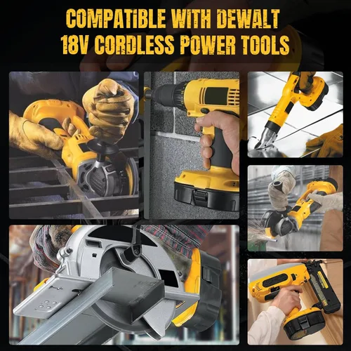 Miniatura 7 de Paquete de 2 baterías de iones de litio DC9096 7000mAh de alta capacidad para Dewalt 18 V batería DC9098 DC9099 DC9182 compatible con herramientas