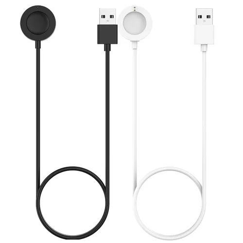 Miniatura 10 de RuenTech Cargador compatible con Fossil Gen 6, cargador magnético rápido, cable de carga de 3.3 pies para Fossil Gen 6 de 1.732 in/1.654 in (2 negro)