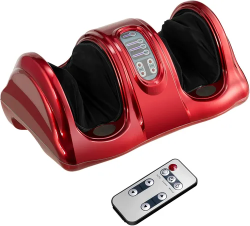 Miniatura 11 de Giantex Shiatsu - Aparato masajeador de pies, masaje profundo de amasado y rodado para pies, pantorrillas y tobillos, masajeador eléctrico
