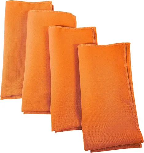 Miniatura 63 de LA Linen Paquete de 10 servilletas de popelina de poli, servilletas de tela suave, servilletas lavables y reutilizables, servilletas de mesa