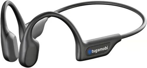 SA04 - Auriculares deportivos inalámbricos Bluetooth ligeros de conducción ósea negra, con micrófonos, resistentes al sudor, impermeables, para