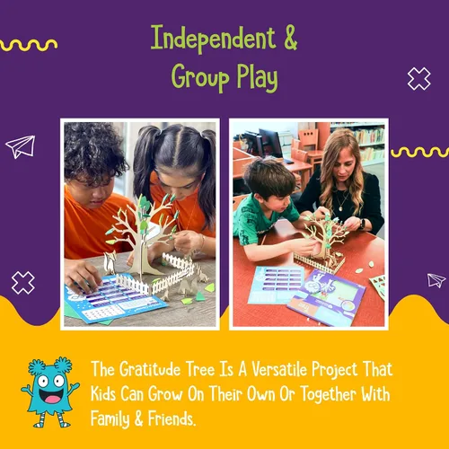 Miniatura 3 de Open The Joy Árbol de gratitud: un viaje lúdico para cultivar el agradecimiento y la resiliencia en los niños: ¡Participan, aprendan y crecen