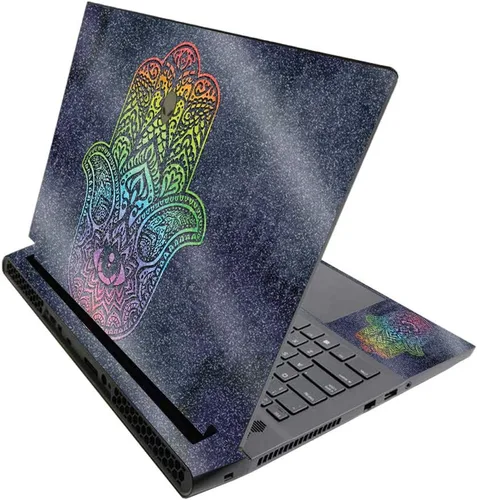 Miniatura 714 de MightySkins - Skin brillante con purpurina para Alienware M17 R3 (2020) y M17 R4 (2021) - Diversión de los años 90 Acabado duradero con purpurina