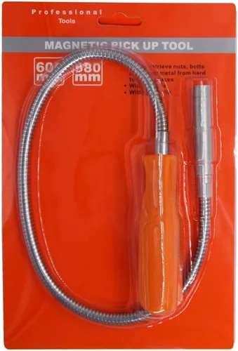 Miniatura 5 de Herramienta de recogida magnética flexible – 23-1/2 pulgadas, 8 libras, imán doblado de serpiente, barrendero recuperador flexible Regalos