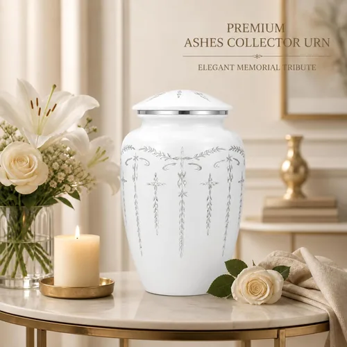 Miniatura 2 de Urnas para cenizas humanas adultas, mujeres y hombres de más de 200 pulgadas cúbicas, urna decorativa de entierro, urnas de cremación funeraria