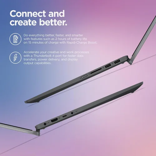 Miniatura 8 de Lenovo Laptop Flex 5, pantalla táctil FHD de 14.0 pulgadas, AMD Ryzen 7 5700U, gráficos AMD Radeon, teclado retroiluminado, lector de huellas
