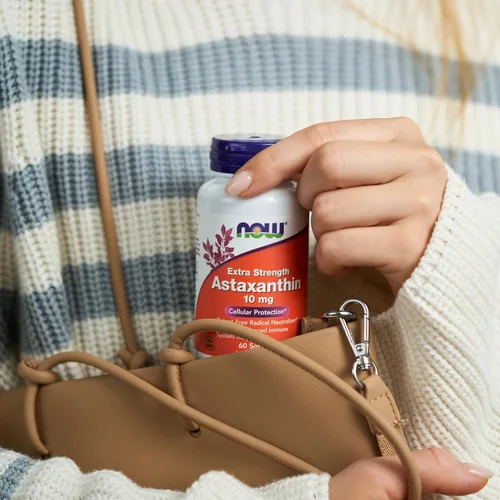Miniatura 7 de NOW Foods Suplementos, astaxantina 10 mg, extra fuerza, derivado de microalgas Haematococcus Pluvialis sin OMG y tiene luteína, cantaxantina
