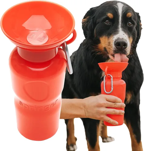 Miniatura 17 de Springer by Springland Botella de agua para perro, dispensador de botellas de agua portátil de viaje para perros, regalo para perros visto