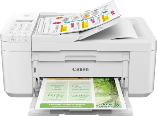 Canon PIXMA TR4720 Impresora inalámbrica todo en uno para uso doméstico, con alimentador automático de documentos, impresión móvil y fax integrado,