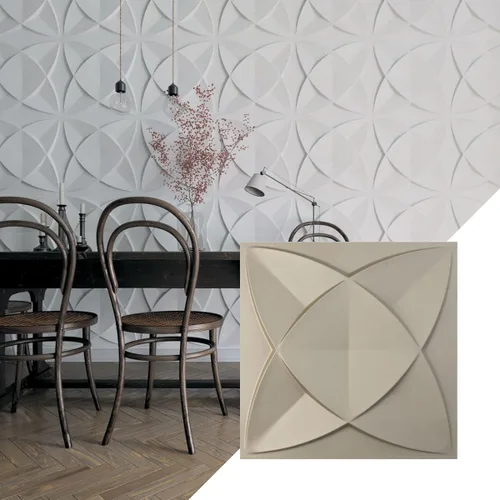 Miniatura 35 de Ekena Millwork Swindon EnduraWall Panel decorativo de pared 3D de 11 7/8 pulgadas de ancho x 11 7/8 pulgadas de alto, fiebre del oro