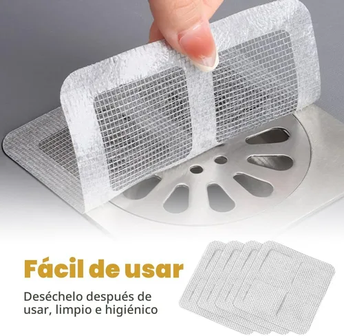 Miniatura 5 de Adhesivos desechables para drenaje de pelo, 2025 pegatinas mejoradas desechables para filtro de drenaje de piso, protector de drenaje de ducha