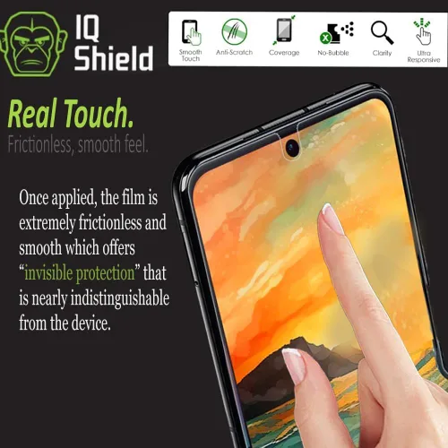 Miniatura 4 de IQShield Paquete de 2+2 protectores de pantalla para Motorola Razr Ultra (2026/2025) / Razr+ Plus (2026/2025/2024), película de TPU transparente