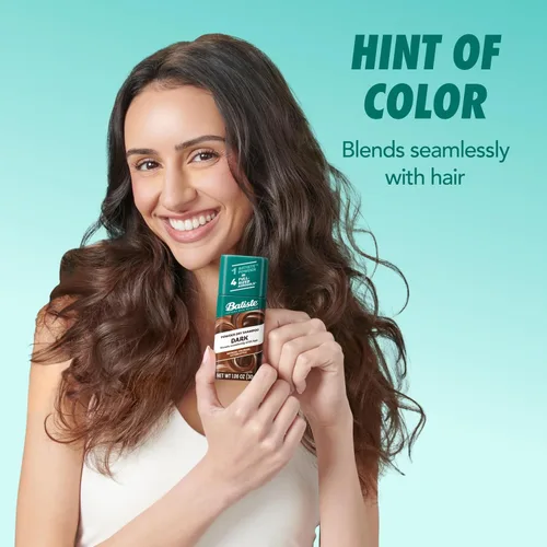 Miniatura 5 de Batiste Champú seco en polvo, absorbente de aceite, sin aerosol, se mezcla sin problemas para cabello oscuro, actualización instantánea del cabello
