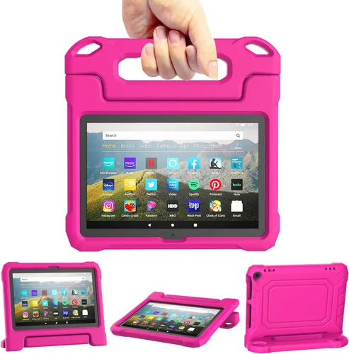 Miniatura 13 de DJ&RPPQ Funda resistente a prueba de golpes para niños, resistente (incompatible con Sony Nokia de 8 pulgadas) con soporte para niños, color negro