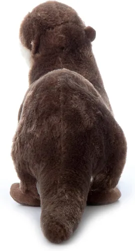 Miniatura 4 de The Petting Zoo Animal de peluche de nutria de río, regalos para niños, animales salvajes del zoológico Onez, juguete de peluche para correr de 18