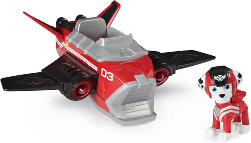 Miniatura 10 de Patrulla Canina, Vehículo transformador de lujo Jet al rescate de Chase con luces y sonidos