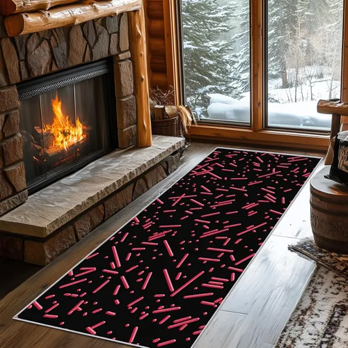 Miniatura 16 de J308 - Alfombra de pasillo con temática de playa de 2 x 4 pies, patrón de conchas marinas costeras, antideslizante, lavable, temática de playa