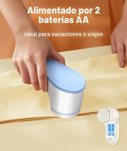 Miniatura 5 de Quitapelusas de tela, removedor de pelusa para ropa, elimina las bolitas de manera efectiva y rápida, quitapelusas para suéteres con cuchillas
