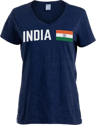 Miniatura 25 de Nations of the World - Camiseta con cuello en V para mujer