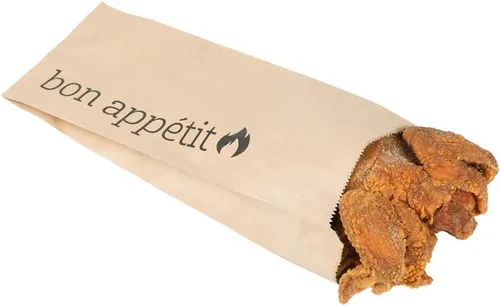 Miniatura 13 de Restaurantware Bag Tek - Bolsas de papel de aluminio de 6.5 x 4.1 pulgadas, 100 envoltorios para perros calientes de medio galón, papel de estraza