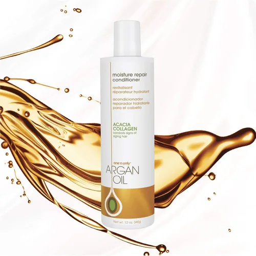 Miniatura 2 de One 'n Only Acondicionador reparador de humedad de aceite de argán, ayuda a desenredar y suavizar la cutícula del cabello dañada para mejorar