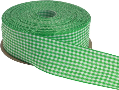 Miniatura 68 de Cinta a cuadros de 50 yardas cada rollo 100% poliéster con borde tejido (1/1-2 pulgadas x 50 yardas, negro)