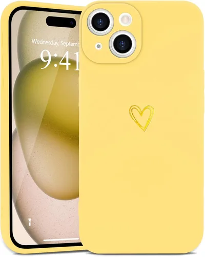 Miniatura 8 de Wirvyuer Funda para iPhone 13, bonita funda delgada a prueba de golpes con soporte de carga inalámbrica y protección, color negro